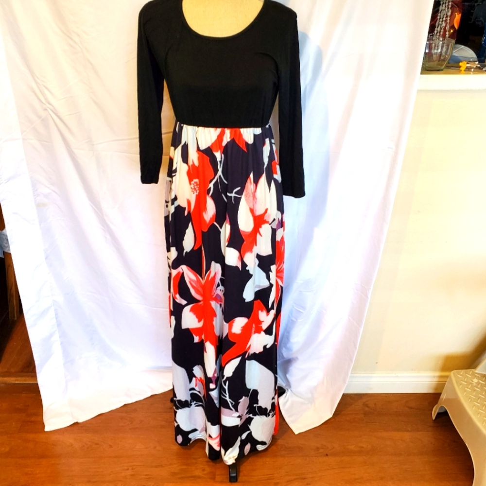 Floral maxi dress